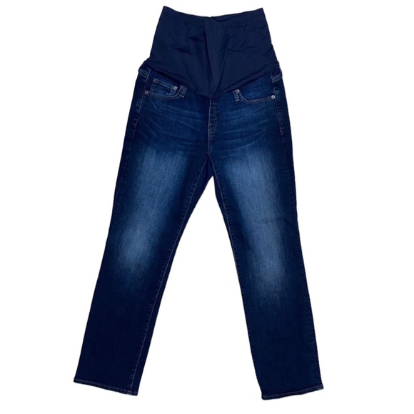 NWOT GAP Full Belly Band Maternity Dark Wash Jeans 30S - Picture 13 of 13